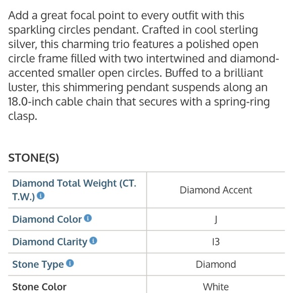 Zales 3 Circle Pendant - Picture 6 of 7